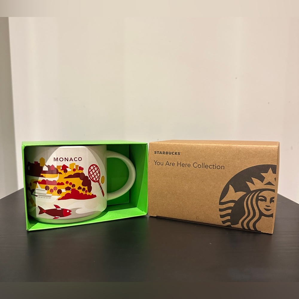 Starbucks Mug Cup You are here Series YAH Monaco 14oz NIB